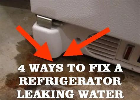 KitchenAid Refrigerator leaking water: Causes + Fixes